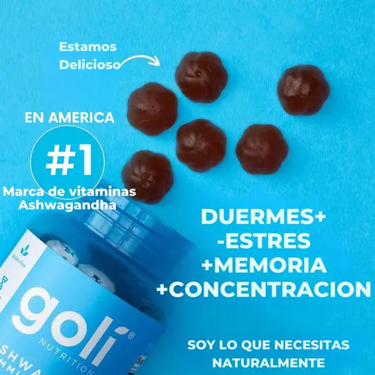 60 Gummies de Goli Ashwagandha //HOY ULTIMAS UNIDADES