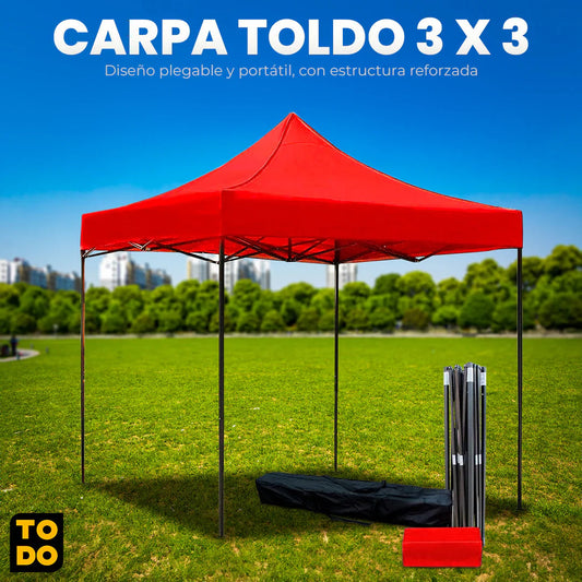 Carpa Toldo Resistente 3x3